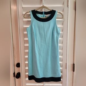 VINEYARD VINES l MIDI SLEEVELESS SHIFT DRESS